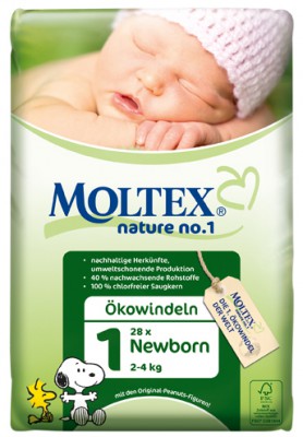 Moltex Newborn 2-4 kg, 1 Beutel à 23 St.